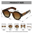 thumbnail image 4 of Gafas de Sol VANLINKER Vintage Redondas Polarizadas VL9743 C2, 4 of 5