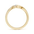 thumbnail image 2 of ANGARA Natural 0.5 Ct. Diamond Fashion Ring in 14K Yellow Gold for Women (Ring Size: 12), 2 of 10