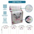 thumbnail image 6 of Easter Table Runner 72 Inches, Cute Rabbits Ears Bow Daisy Flower Watercolor Plaid Bed Runner Dresser Scarves Tabletop for Indoor Outdoor Parties/Ceremony/Banquet, 18" x 72", 6 of 8