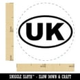thumbnail image 2 of United Kingdom UK Self-Inking Rubber Stamp Ink Stamper - Black Ink - Medium 1 Inch, 2 of 7