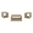 thumbnail image 1 of Frisco Ensemble de Table Basse et d'Appoint 3 Pcs Pin Vieilli, 1 of 15