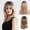 Khaki, variant on Long Layered Blonde Wig with Bangs for Women, Wavy Synthetic Wig Heat Resistant Hair for Daily Party Use(Gold-1,One Size)