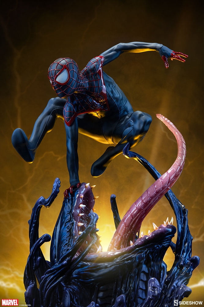 Spider-Man (Miles Morales) Spider-Man Statue de 17 Pouces Figurine Format Premium