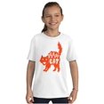 thumbnail image 5 of Vintage Halloween Scaredy Cat Cute Girls Kids T Shirt Tees Teen Brisco Brands XS, 5 of 6