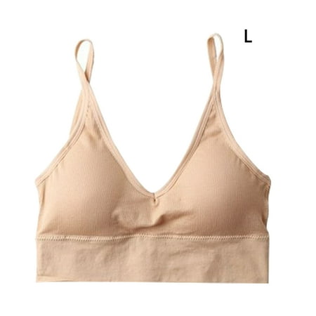 

Dido Sexy Crop Tops Sleeveless Sports Lingerie Top Strap Bra Bralette