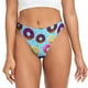 thumbnail image 1 of Balery Donuts Tangas de Algodón para Mujer con Estampado – Ropa Interior Sexy, Transpirable, G-string-Large, 1 of 6