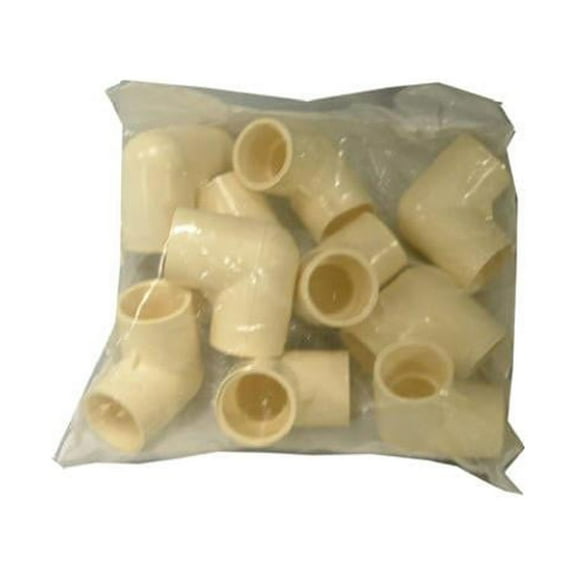 Nibco T00110J CPVC Pipe Elbow, 90 Degree, 3/4 In., 10-Pk. - Quantity 8