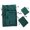 Green, variant on Troglfold drawstring pouches 6pcs Lint Drawstring Bag Empty Drawstring Pouches Small Gift Bags Portable Jewelry Candy Bags,11.81"X7.87"X0.04"