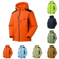 thumbnail image 3 of qucoqpe Women's Rain Jacket Lightweight Hooded Raincoat for Hiking Travel Outdoor, 3 of 3