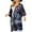 Navy Blue, variant on Bsubseach Women Swimsuit Cover up Mesh Lace Kimono Cardigan Open Front Beach Cover Ups Swimwear