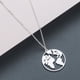 thumbnail image 1 of Collar para mujer, joyería para mujer, collar de cadena de clavícula con mapa del mundo, joyería de personalidad, regalo, collar festivo, un collar, 1 of 3