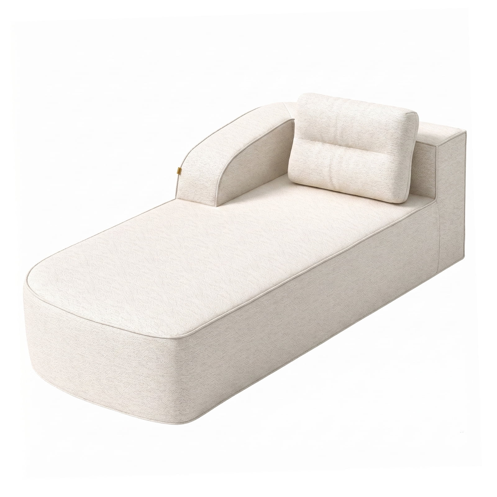 Pinmoco Cloud Sectional Couch for Living Room,Modern Modular Couch with Deep Seat and Side Pockets, Upholstered Couches Boneless Sofa, No Assembly Required, Off White