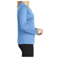 thumbnail image 4 of Yellow Rooster Women's Long Sleeve PosiCharge Competitor V-Neck Tee Carolina Blue 4XL, 4 of 7