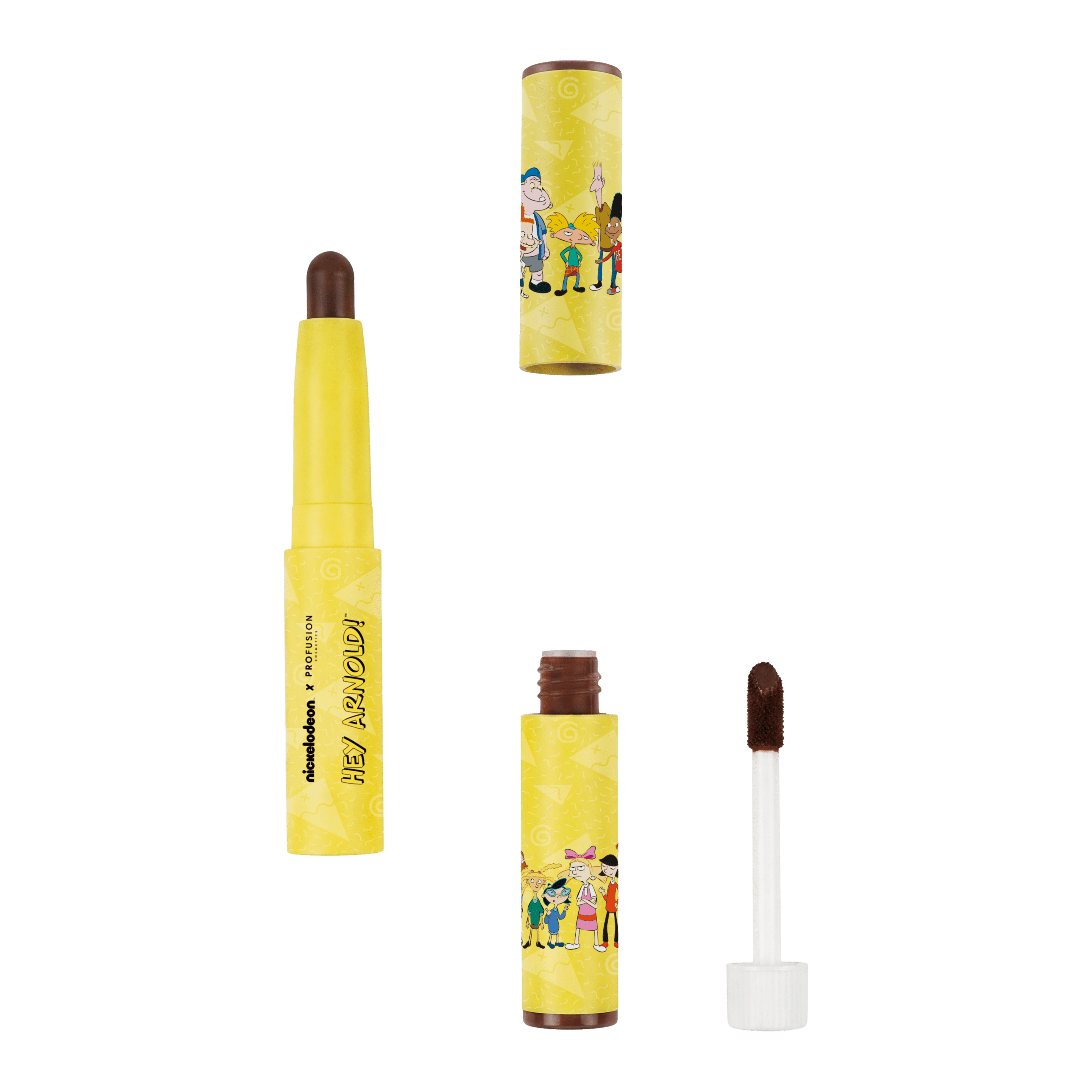 Profusion Cosmetics Nick 90s Hey Arnold! Move It Football Head - Peel Off Lip Stain & Nourishing Lip Balm 2.24 oz