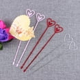 thumbnail image 2 of 80 Pcs Bouquet Card Holder Large Application Décoratif Réutilisable Couleur Solide Romantique Anti-Chute Forme de Coeur Anti-Dérapant Fleur Clip Carte pour Bouquet de Fleurs, 2 of 8
