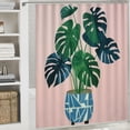 thumbnail image 6 of Pratyus Minimalist Painting Quick-Drying Shower Curtain Set with Hooks for Bathroom Decoration and Hygiene, Home Bathtubs Bathroom Curtain in Various Sizes 69x72, 6 of 7