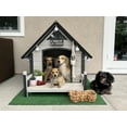 thumbnail image 5 of Aivituvin Outdoor Dog House with Metal Frame Anti-Bite Dog Kennel Waterproof Puppy Shelter Indoor for Small Medium Dogs with Porch, 5 of 11