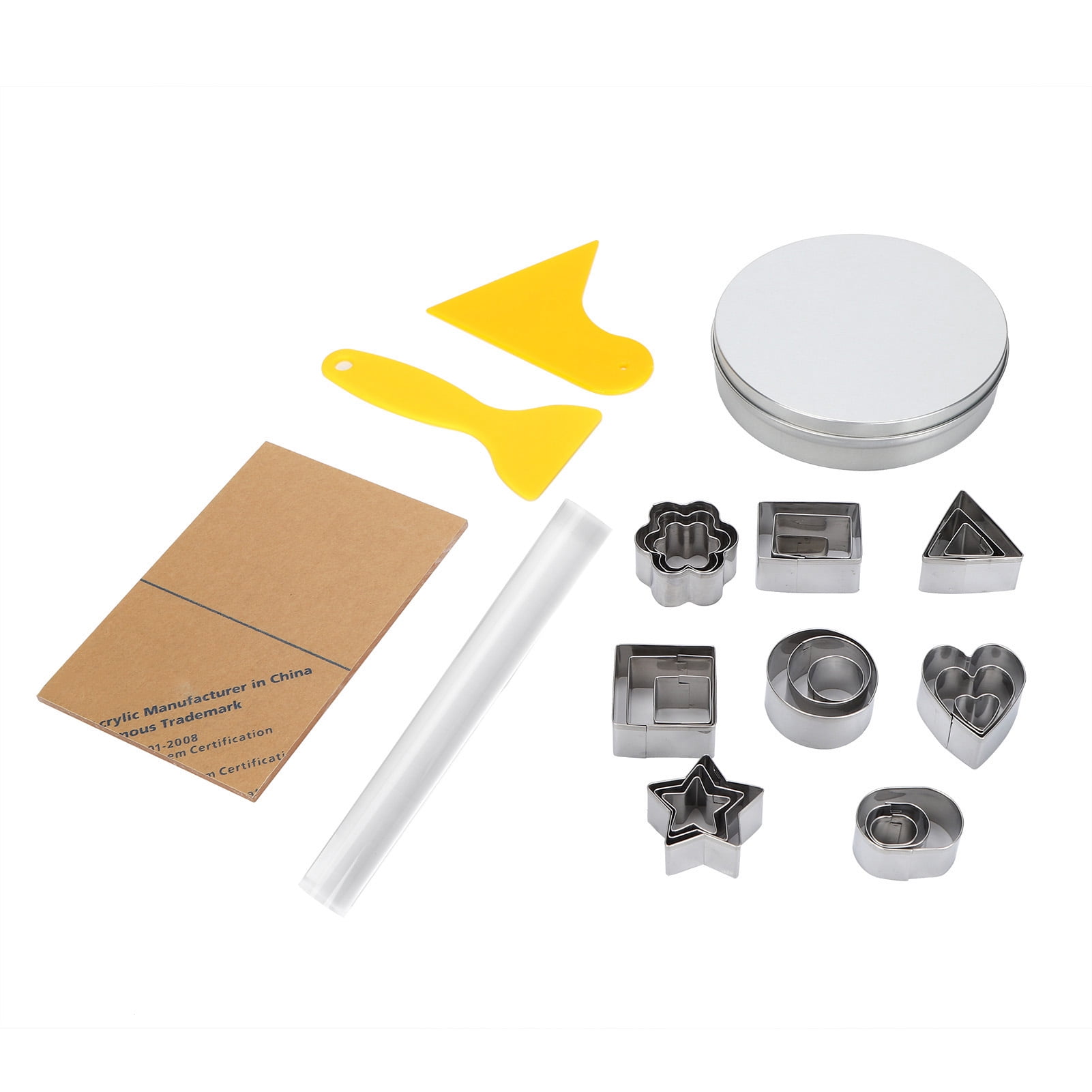 Clay Cutting Mold, Clay Tool Set Plastic Clay Shaping Tool Mold Scraper Tool Kit For Clay