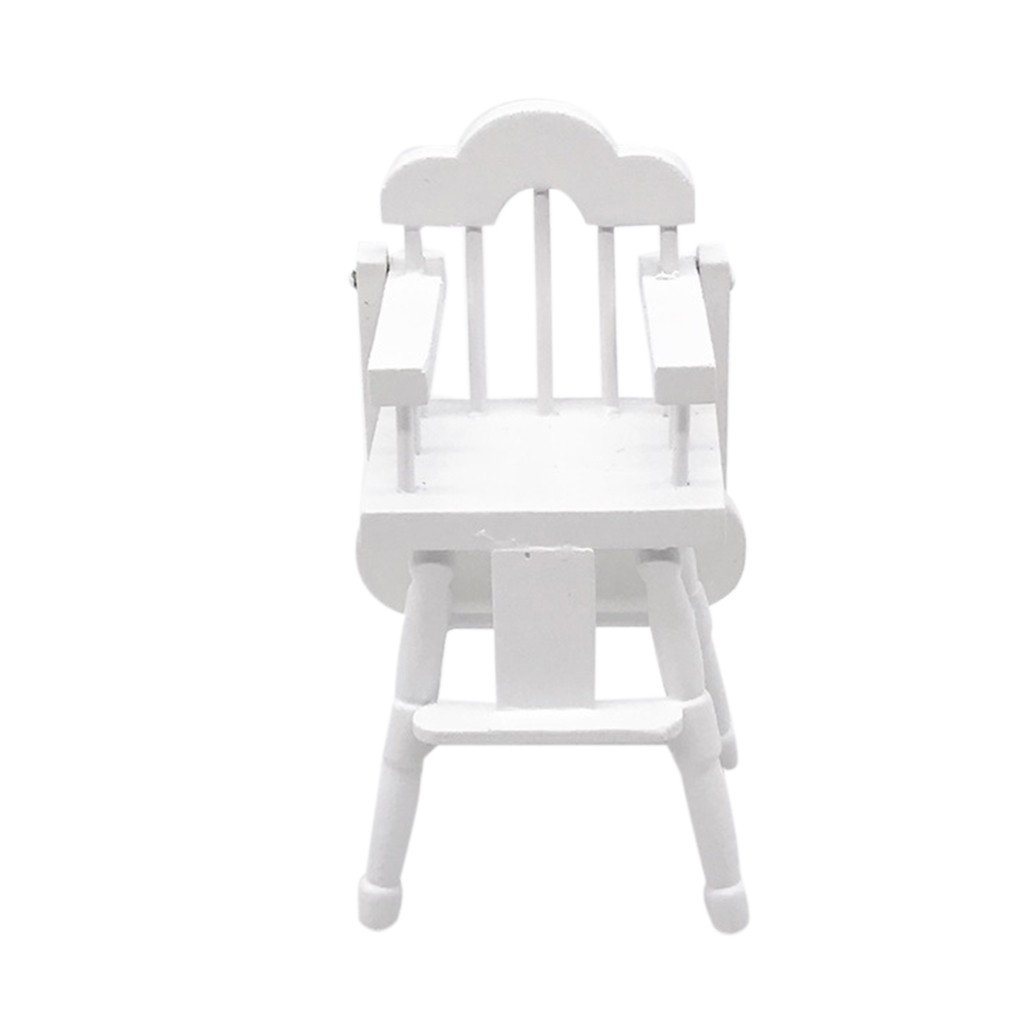 Chaise Haute Pour Poupée - Avec Plateau - Hauteur Réglable Et Pliable - Fer Et Plastique - Environ 31x23x56 Cm