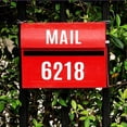thumbnail image 2 of 10 Sheets 780 Pcs Vinyl Letter Number Stickers Waterproof Mailbox Number Stickers Self-Adhesive Alphabet Number Stickers for Mailbox,Door,Window,Cars,Boats,Address Number (White, 1in&2in), 2 of 10