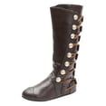 thumbnail image 5 of Mepaouo Women Knee High Boots Round Toe Buckles Riding Boots Recovery Comfy Western Boots, 5 of 6
