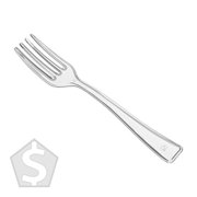 Visions 4 Clear Plastic Tasting Fork - 500/Case