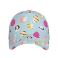 thumbnail image 2 of Daiia Happy Easter print Baseball Cap Men Women Golf Dad Hat Adjustable Original Classic Low Profile Hat Unconstructed Plain Cap, 2 of 9