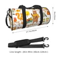 thumbnail image 2 of Easygdp Autumn Forest Animals Bolsa de Viaje, Bolsa de Mano, Bolsa de Gimnasio, Bolsa de Equipaje para Viaje, 2 of 6