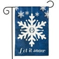 thumbnail image 2 of Briarwood Lane Let It Snow Winter Applique Garden Flag, 2 of 4