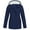 Navy winter coats for women, variant on Usmixi Winter Womens Rain Jackets Womens Trench Coats Outdoor Hiking Lightweight Plus Size Windbreaker Rain Coats Zipper Button Drawstring Hooded Jacket with Pocket Up to 65% off