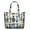 Beige-20, variant on Fresh Pineapple Design Zipper Tote Bag - Spacious Weekender with Multiple Pockets for Moms & Working Professionals
