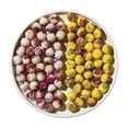 thumbnail image 2 of 100% Organic Mix Blooming Tea Balls/Flowering Tea Balls Chinese Tea 8 kinds Different Tea Balls (16PCS, Yellow), 2 of 5
