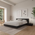 thumbnail image 4 of Satori 4 Piece Low Platform Queen Bedroom Set in Black, 4 of 5