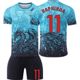 thumbnail image 1 of 2526 Football Home and Away Number 11 RAPHINHA Cyan Replica Sports Ball, 1 of 2