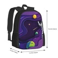 thumbnail image 2 of Balery Astronaut Backpack for Men and Women - Durable 600D Oxford Cloth -Large Capacity, Water-Resistant School, Travel, and Hiking Bag, 2 of 7