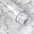 thumbnail image 6 of Revamp Your Space With White Grey Marble Contact Paper Removable Wall Sticker, 6 of 9