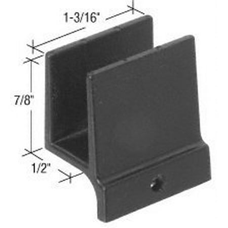 1 2 Wide Sliding Shower Door Bottom Guide 1 3 16 30 2 Mm Long
