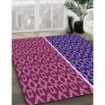 thumbnail image 2 of Ahgly Company Indoor Square Patterned Purple Area Rugs, 8' Square, 2 of 6