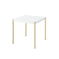 thumbnail image 2 of ACME Otrac End Table in White & Gold Finish LV00035, 2 of 4