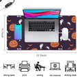 thumbnail image 5 of Long Mouse Pads for Desk,Halloween Elements Pattern Desk Mats on Top Of Desks, Desk Mouse Pad Extra Large with 3mm Non-Slip Base and Stitched Edge for Gaming,Office,Work,Home 31.5"x15.7", 5 of 6