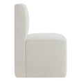 thumbnail image 5 of Spruce & Spring Upholstered Dining Chairs with Hidden Casters Set of 2, Cream(Grey-flecked), 5 of 12