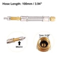 thumbnail image 4 of Unique Bargains 2pcs 100mm 3.94' Tire Valve Stem Extension Inflator Extender Hose Universal Fit for Car Motorcycle, 4 of 6