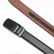 thumbnail image 2 of Ceinture Homme, Noir Ceinture en Cuir pour Homme, Rglable Ceinture Boucle Automatique 3.5cm * 125cm (Bote incluse), Ceinture en cuir d'affaires, Vaca, 2 of 5