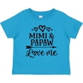 thumbnail image 3 of Inktastic Mimi and Papaw Love Me Boys or Girls Toddler T-Shirt, 3 of 5