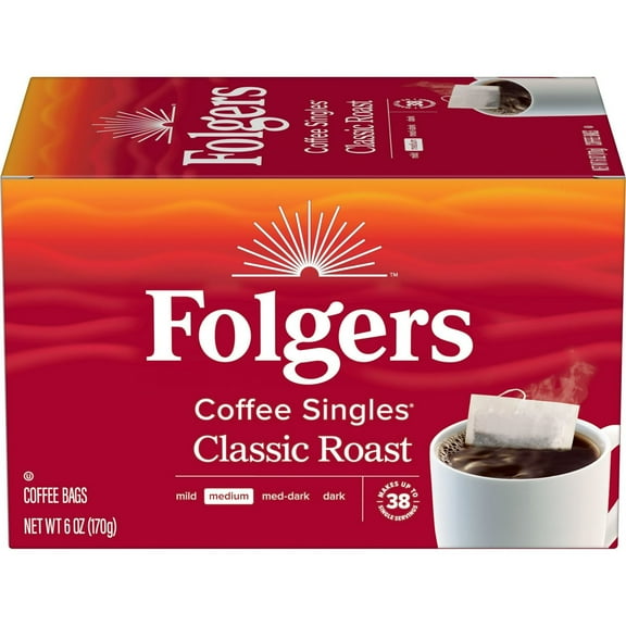 CubiCoffee Haven Coffee Singles Classic Roast Coffee Bags, 38 Count(Pack of 2)