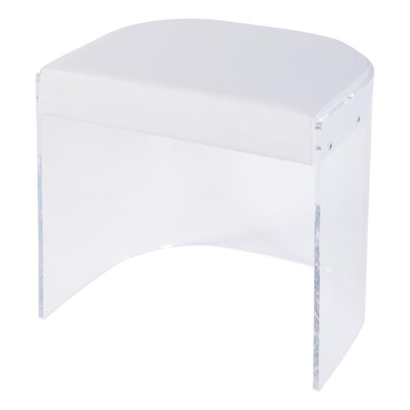 Butler Specialty Company Solara 20 in. Seat Height Acrylic Accent Stool - Clear