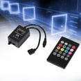 thumbnail image 1 of Led Controller Music Controller Led Music Controller 20Keys Ir Remote Sound Sensor Controllers For Rgb Strip Lights, 1 of 8