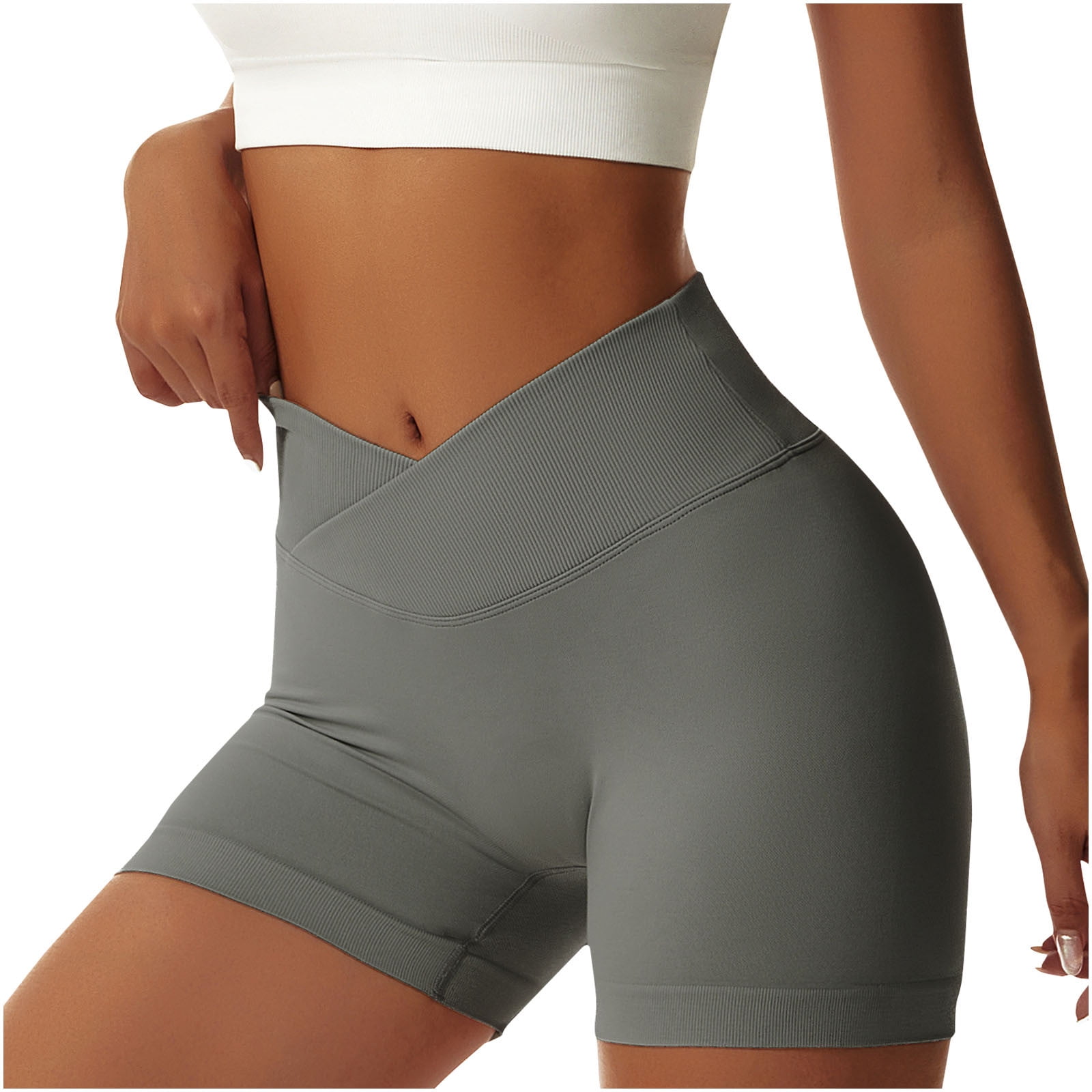 Holure Women's (Pack of 2) High Waist Yoga Shorts Workout Gym Running Biker  Compression Shorts with Pockets : : Clothing, Shoes & Accessories