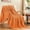 Rust, variant on General Rust Fleece Twin Blanket, Super Soft Flannel Cozy Blankets for Adults, Lightweight Leaves Pattern Fuzzy Blanket for Couch Sofa Bed Office, Warm Plush Blankets for All Season, 60x90 Inches