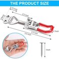 thumbnail image 5 of EcoNesxp Smoked Clamp Red Metal 330 lbs. Pull 4001 Style Toggle Lock Clamp Adjustable Lock For Lid Clamp Piece Screw lbs. Pull, 5 of 5